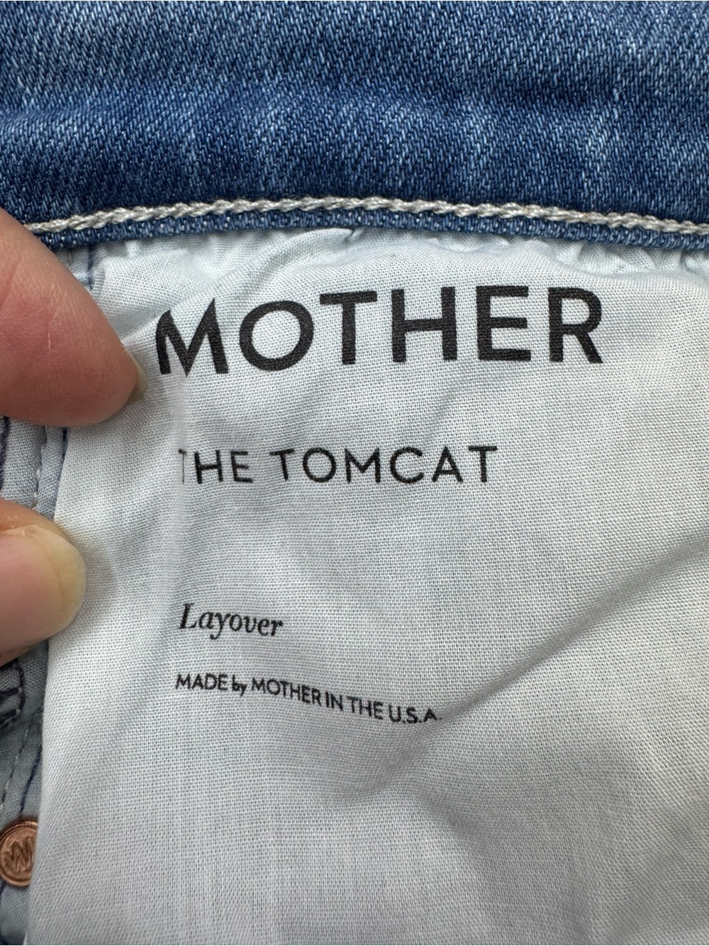 The Mother "The Tomcat" jeans in the Layover. - Picture 11 of 16